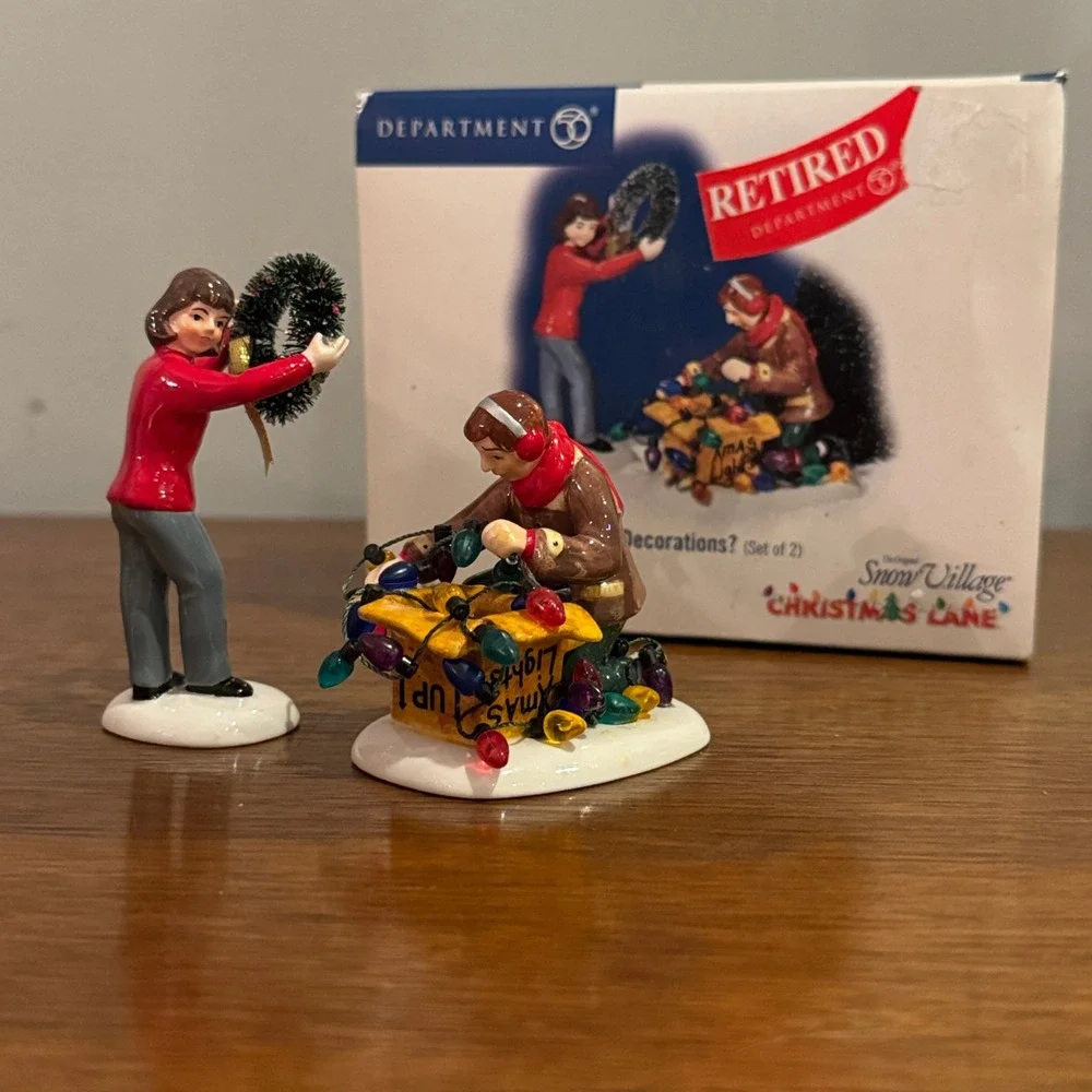 Department 56 More Decorations? Snow Village Figurine Dept 56 in Box 55231